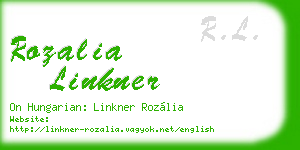 rozalia linkner business card